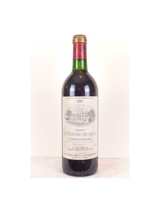 1986 - côtes de bourg - château le tertre de leyle - rouge - bordeaux - Just Wines 