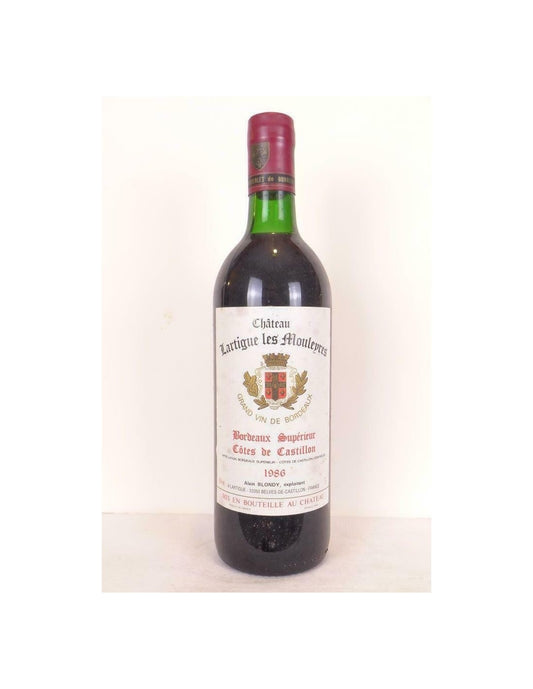 1986 - côtes de castillon - château lartigue les mouleyres - rouge - bordeaux - Just Wines 