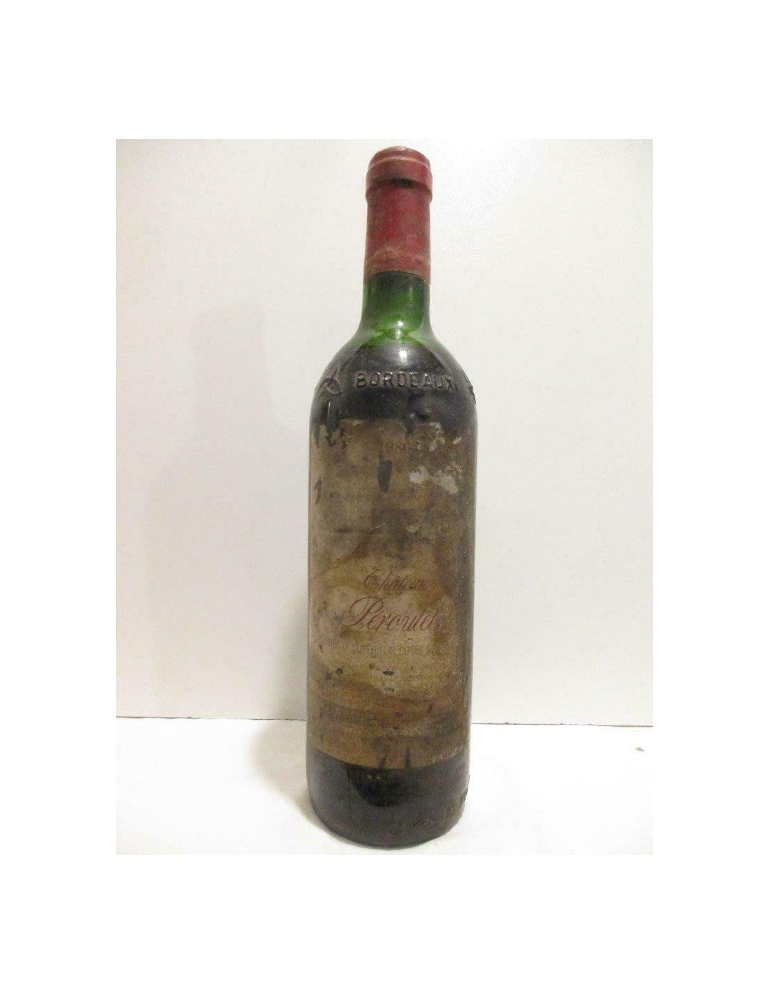 1986 - côtes de francs - château peroutet (étiquette et capsule abîmées) - rouge - bordeaux - Just Wines 