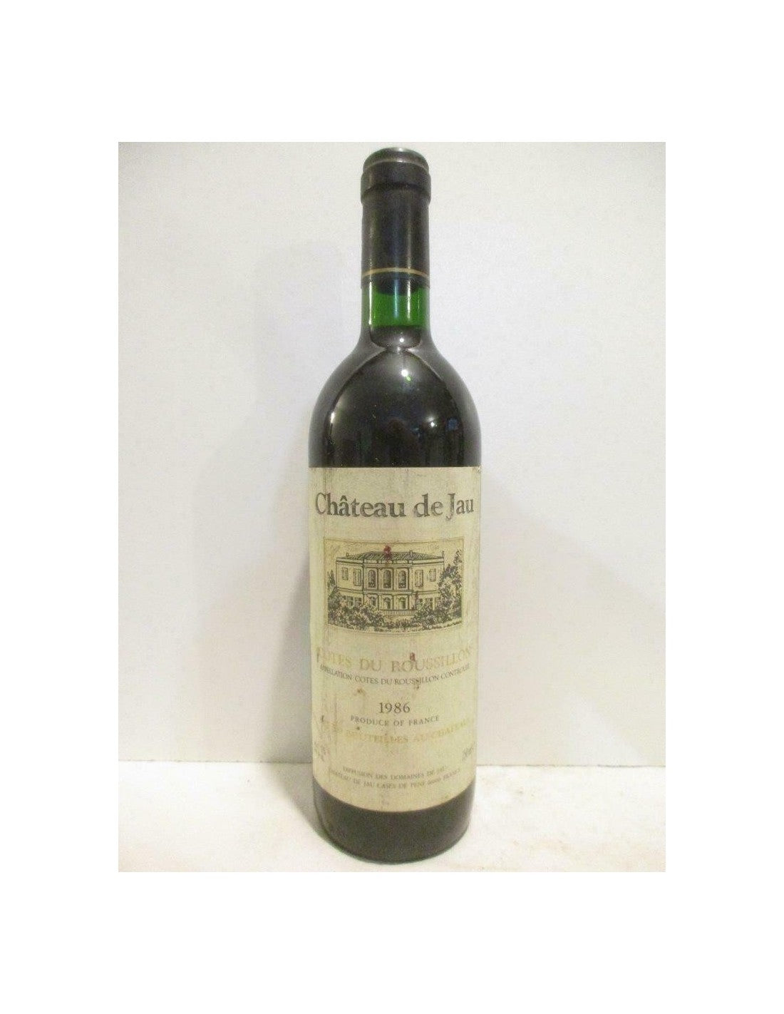 1986 - côtes du roussillon - château de jau - rouge - roussillon - Just Wines 