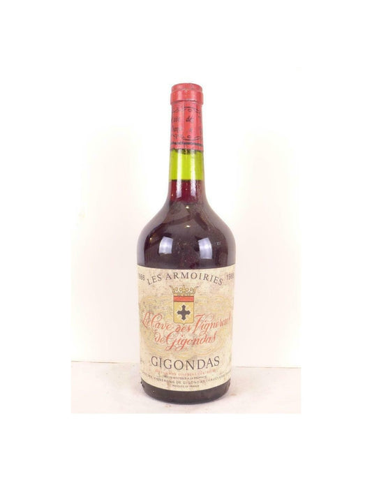 1986 - gigondas - cave des vignerons les armoiries - rouge - rhône - Just Wines 