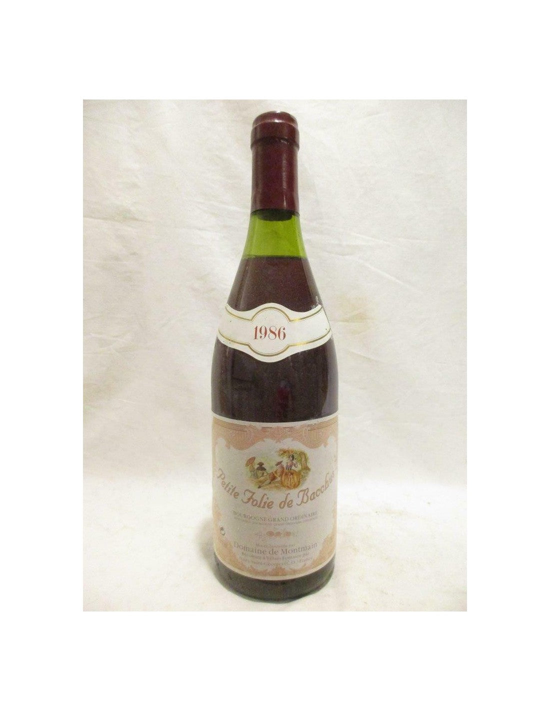 1986 - grand ordinaire - domaine de montmain petite folie de bacchus - rouge - bourgogne - Just Wines 