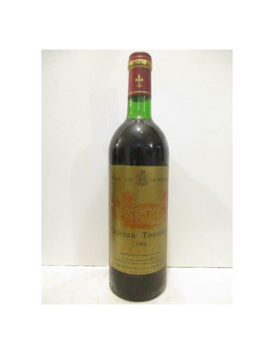 1986 - graves - château toumilon - rouge - bordeaux - Just Wines 