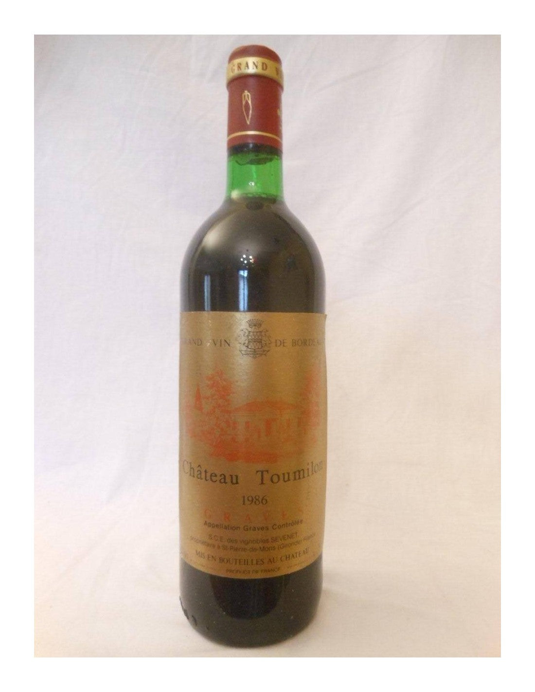 1986 - graves - château toumilon - rouge - bordeaux - Just Wines 