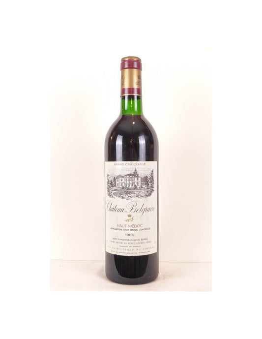 1986 - haut-médoc - château belgrave grand cru classé - rouge - bordeaux - Just Wines 