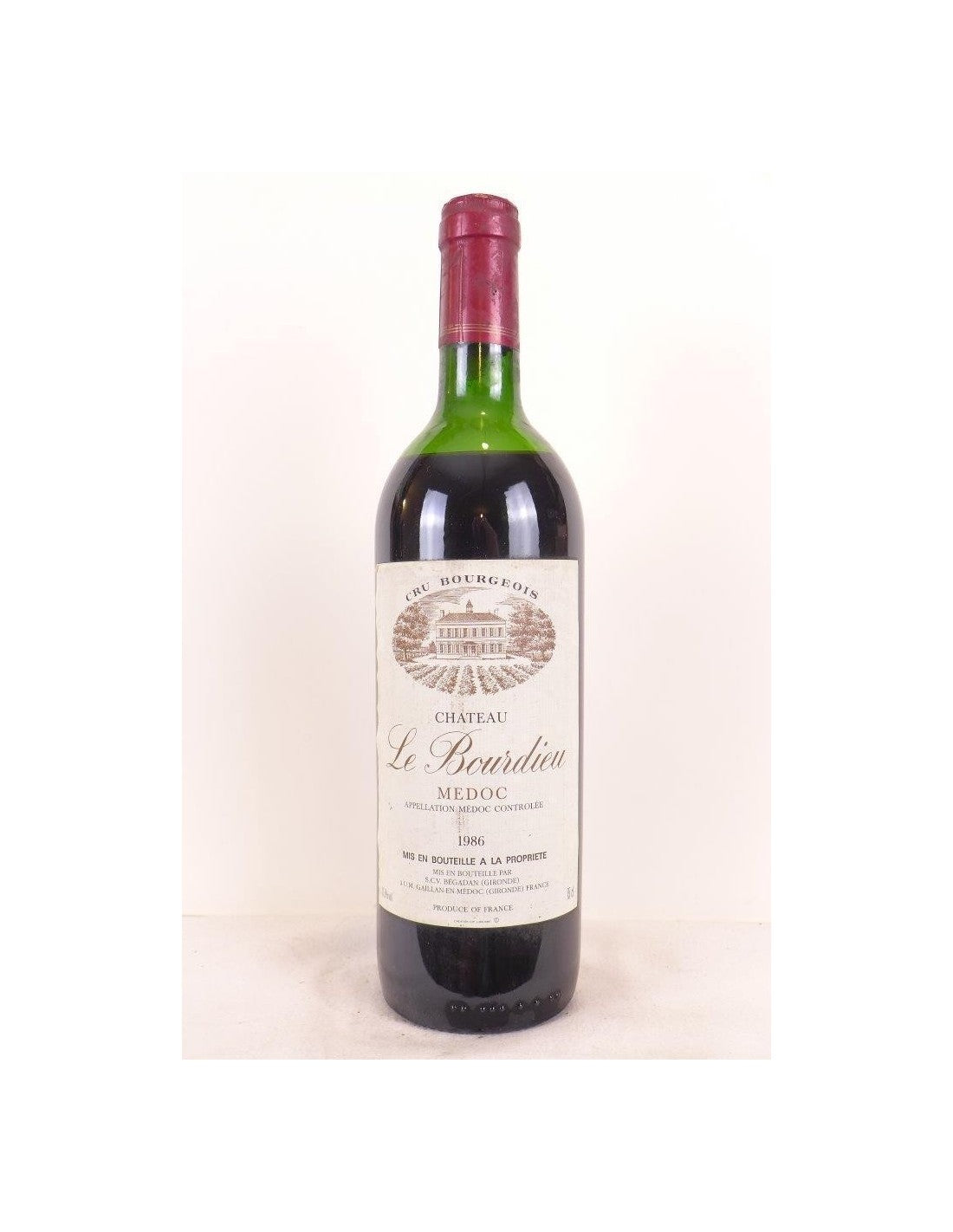 1986 - haut-médoc - château le bourdieu cru bourgeois (capsule tâchée) - rouge - bordeaux - Just Wines 