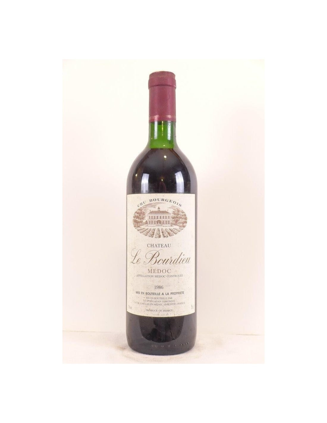 1986 - haut-médoc - château le bourdieu cru bourgeois - rouge - bordeaux - Just Wines 