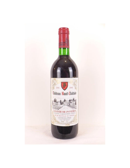 1986 - lalande de pomerol - château haut-châtain - rouge - bordeaux - Just Wines 