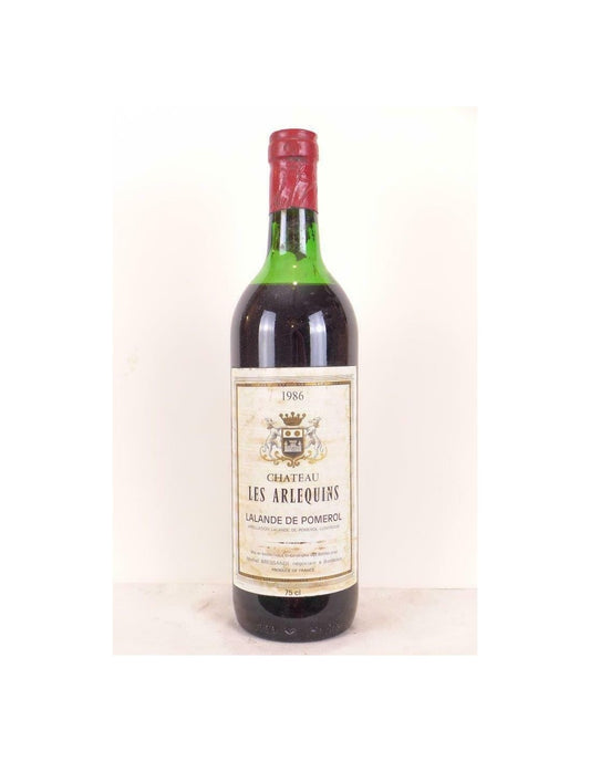 1986 - lalande de pomerol - château les arlequins - rouge - bordeaux - Just Wines 