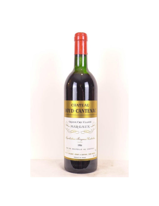 1986 - margaux - château boyd-cantenac grand cru classé - rouge - bordeaux - Just Wines 