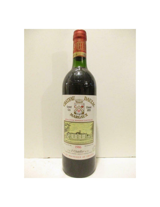 1986 - margaux - château dauzac grand cru classé - rouge - bordeaux - Just Wines 