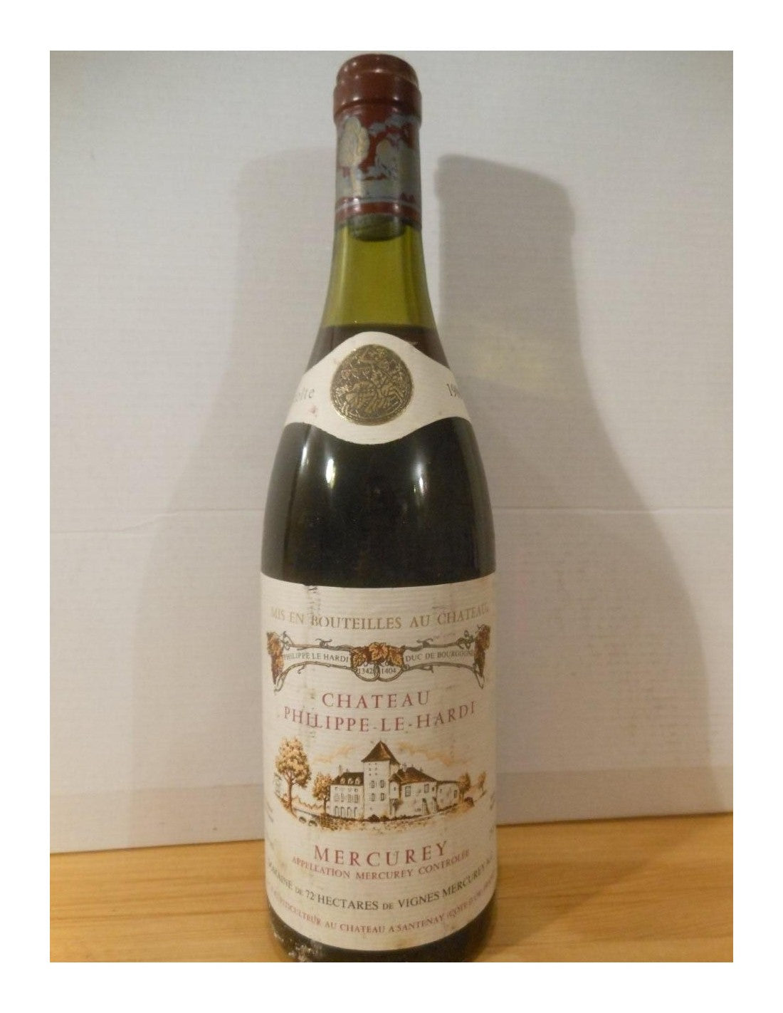 1986 - mercurey - château philippe le hardi - rouge - bourgogne france - Just Wines 