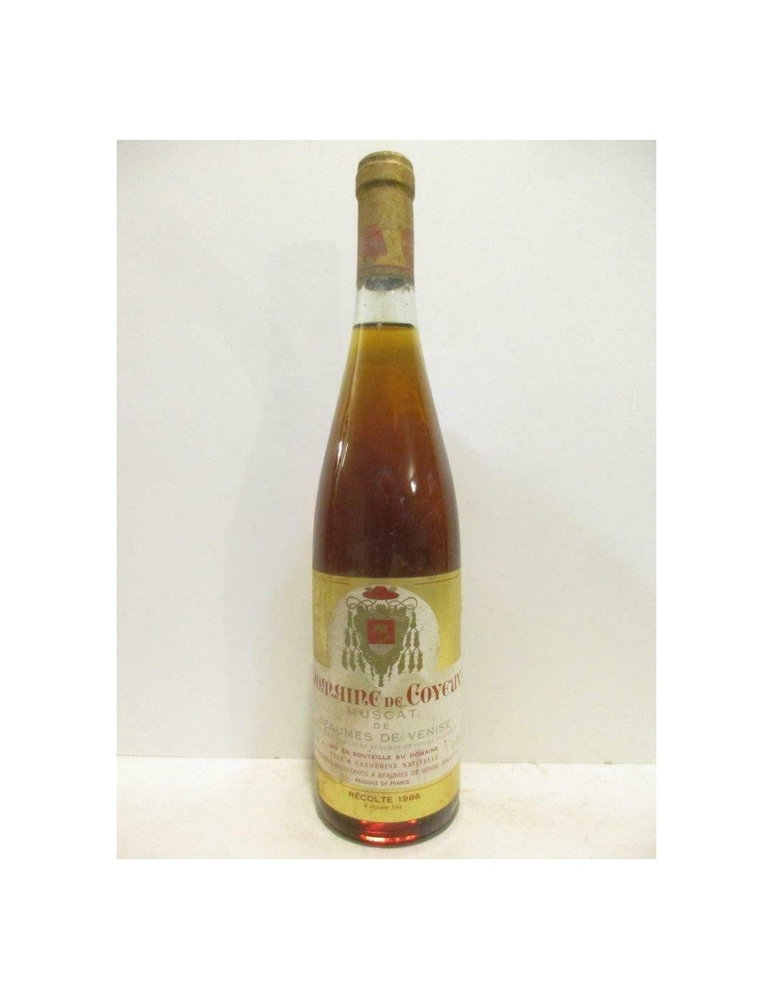 1986 - muscat de beaumes de venise - domaine de coyeux - VD blanc - rhône - Just Wines 