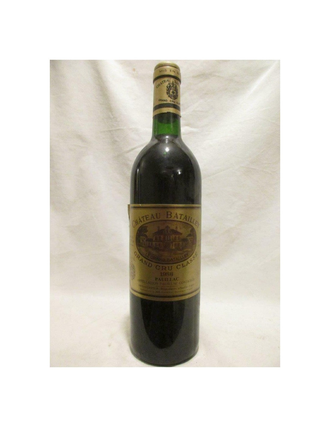 1986 - pauillac - château batailley grand cru classé - rouge - bordeaux - Just Wines 