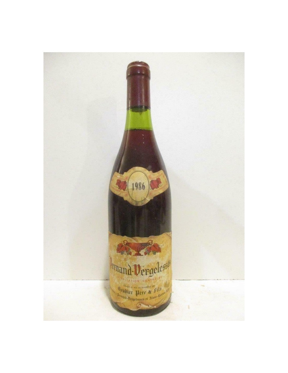 1986 - pernand-vergelesses - boudier père et fils - rouge - bourgogne - Just Wines 