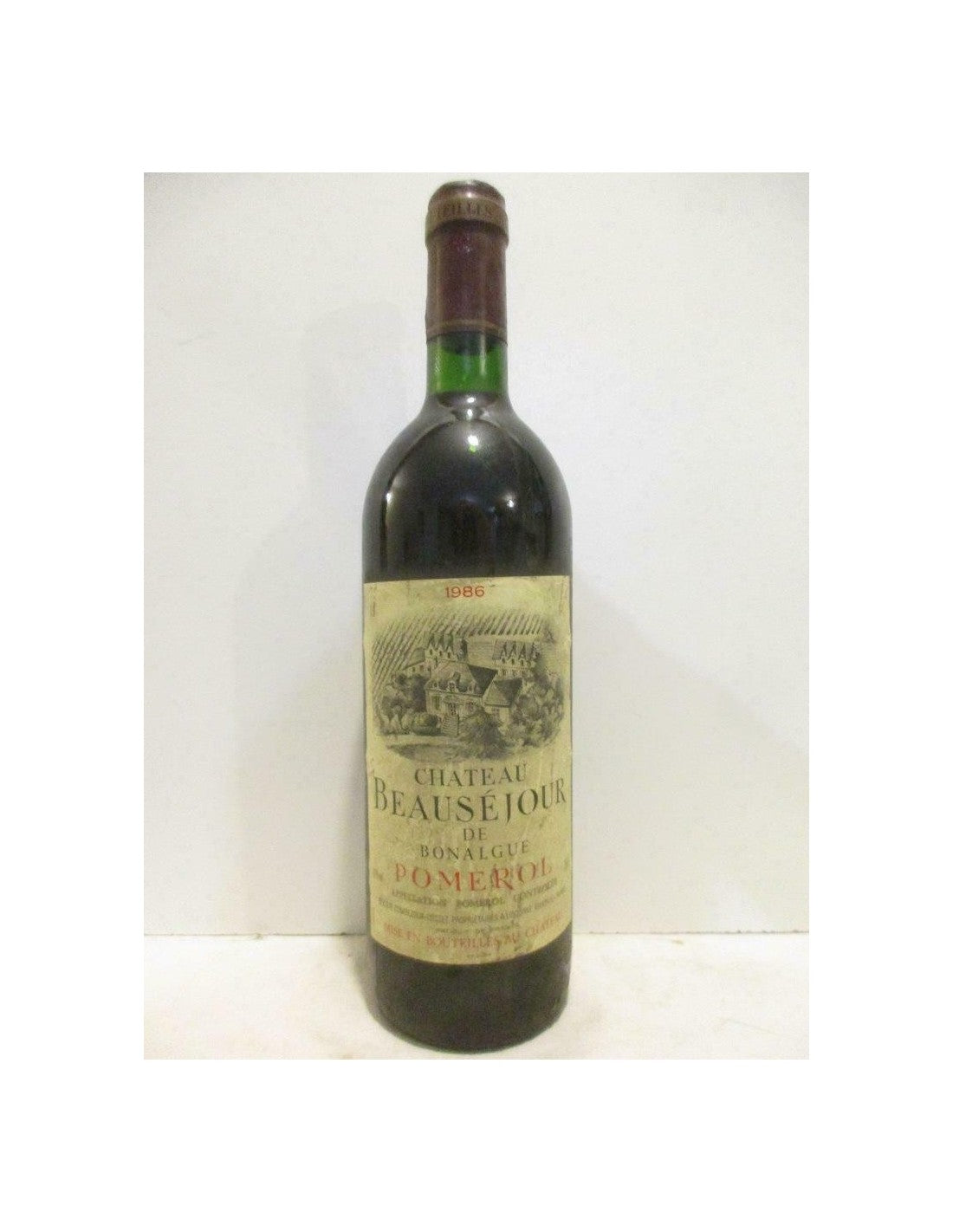 1986 - pomerol - château beauséjour de bonalgue - rouge - bordeaux - Just Wines 