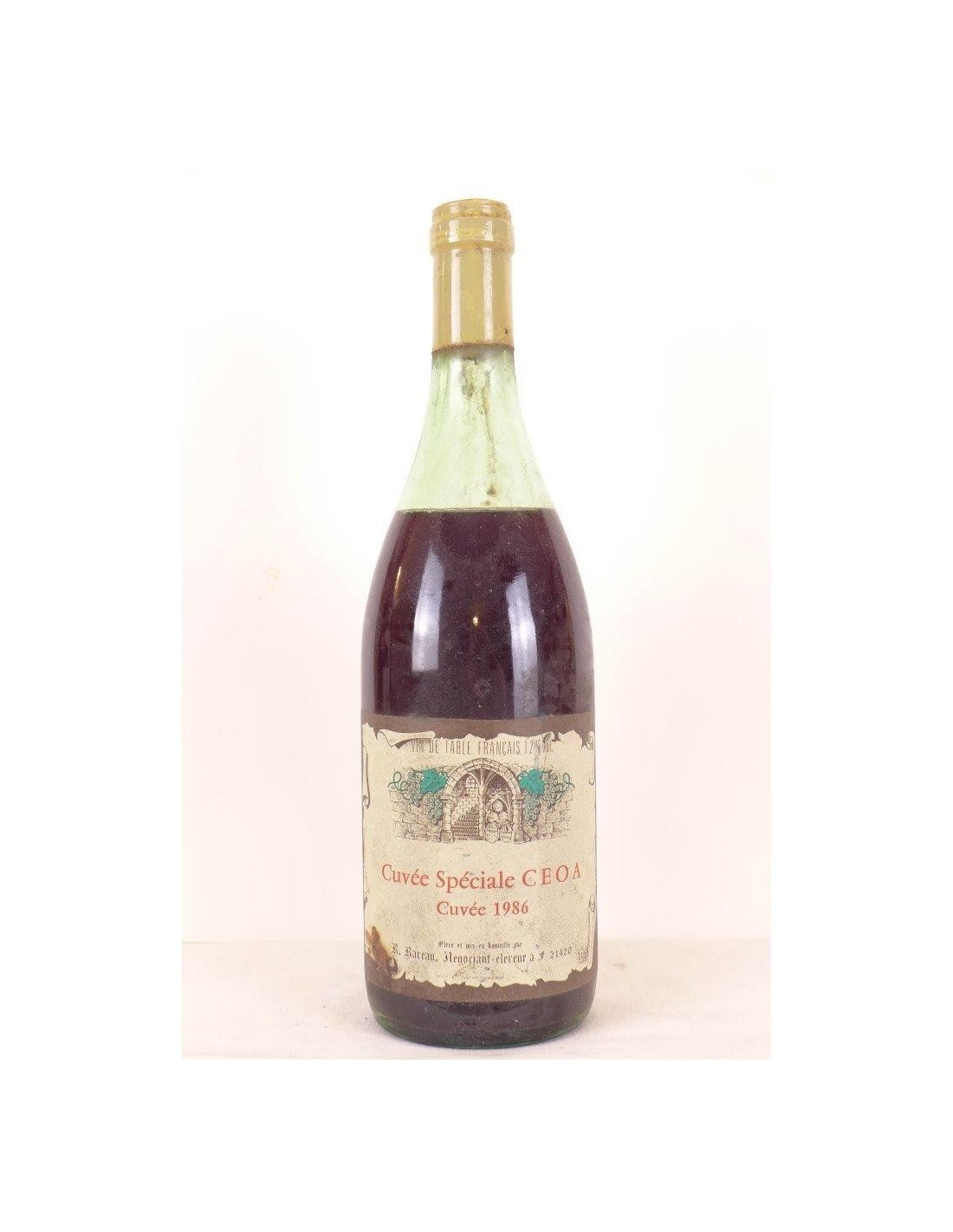 1986 - r. raveau négociant éleveur à savigny-lès-beaune 21420 cuvée spéciale CEOA - rouge - vin de table France - Just Wines 