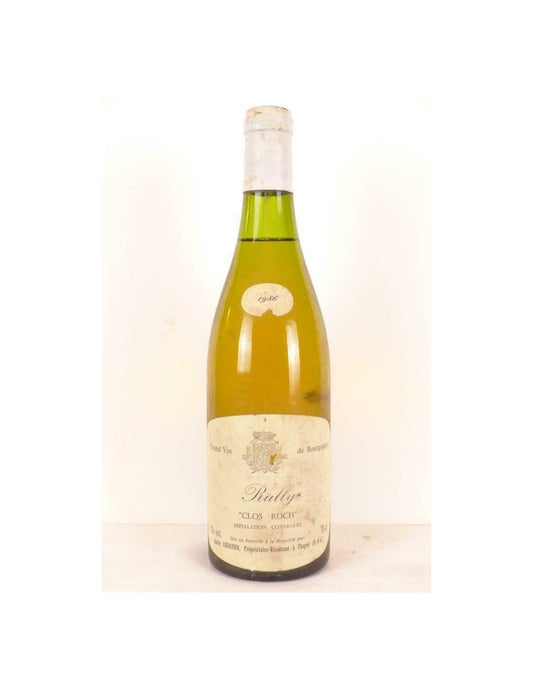 1986 - rully - andré lhéritier clos roch - blanc - bourgogne - Just Wines 