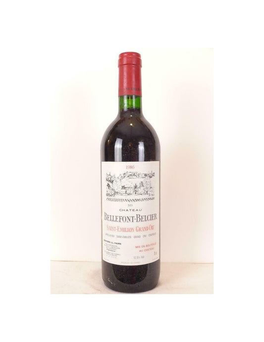 1986 - saint-émilion - château bellefont-belcier grand cru - rouge - bordeaux - Just Wines 