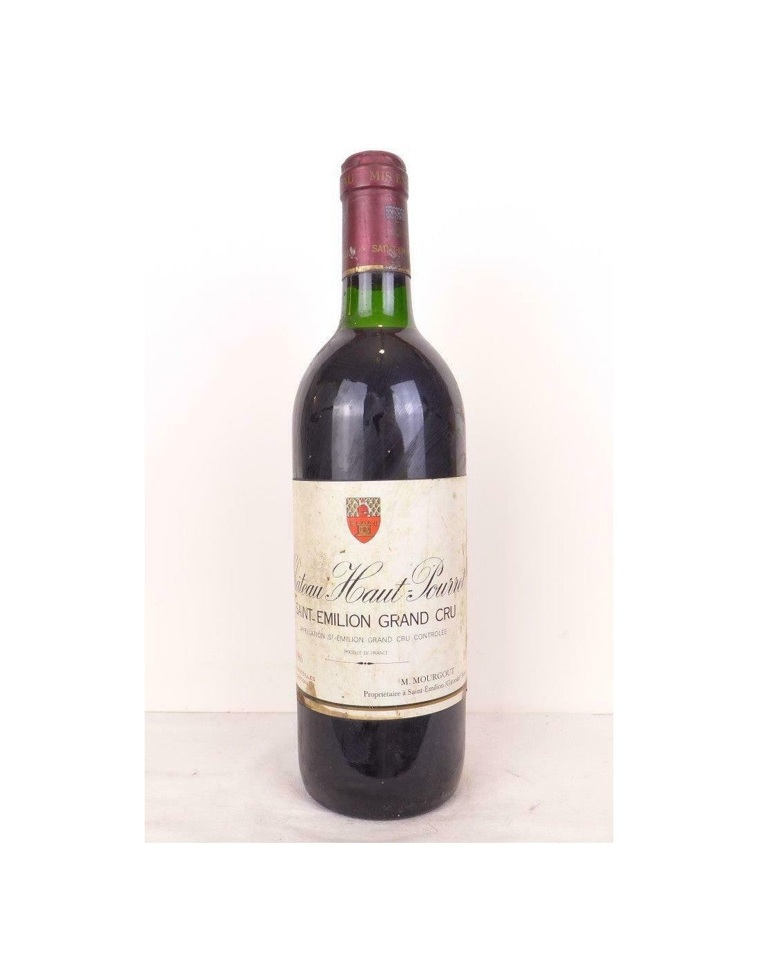 1986 - saint-émilion - château haut-pourret grand cru - rouge - bordeaux - Just Wines 