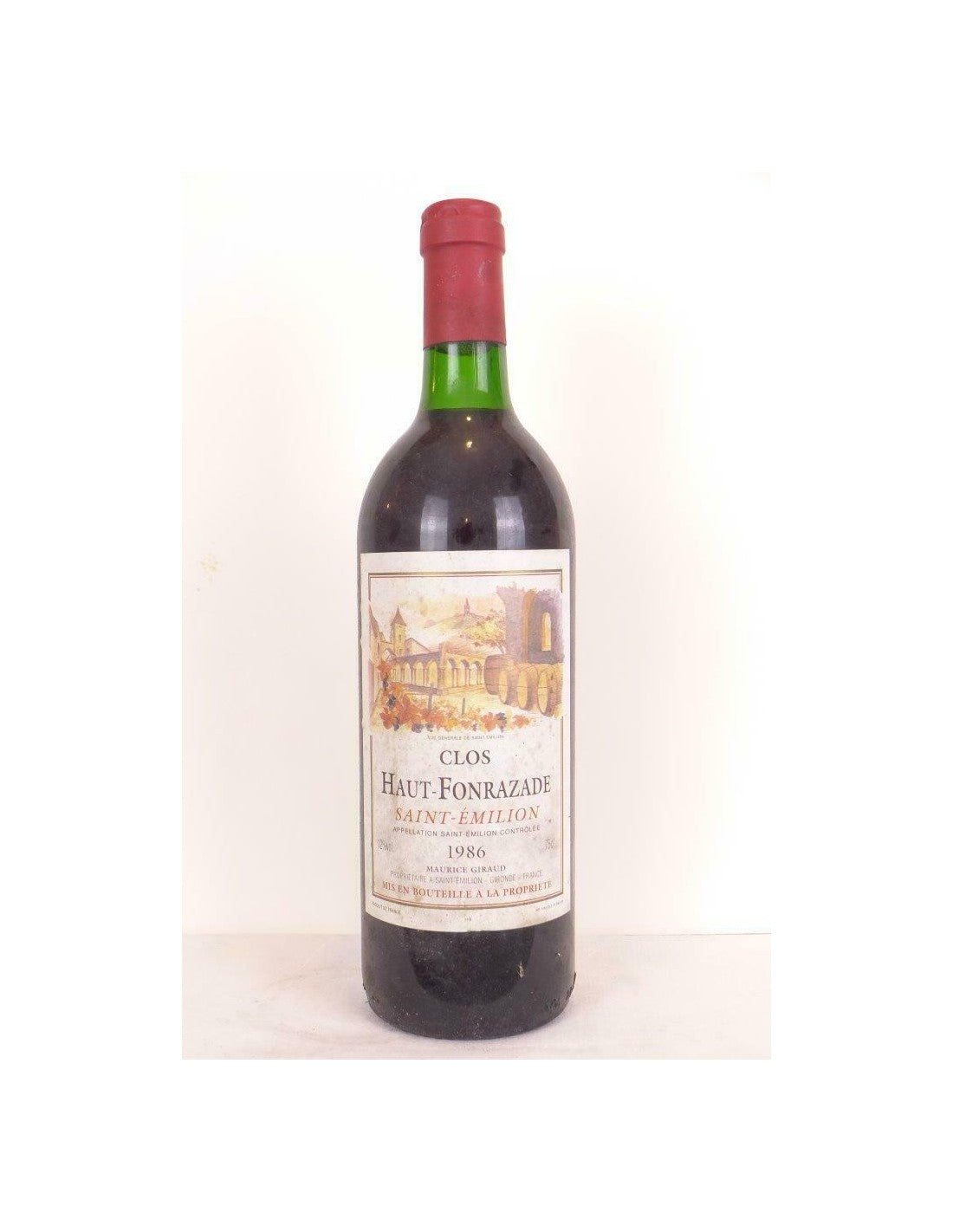 1986 - saint-émilion - clos haut-fonrazade - rouge - bordeaux - Just Wines 