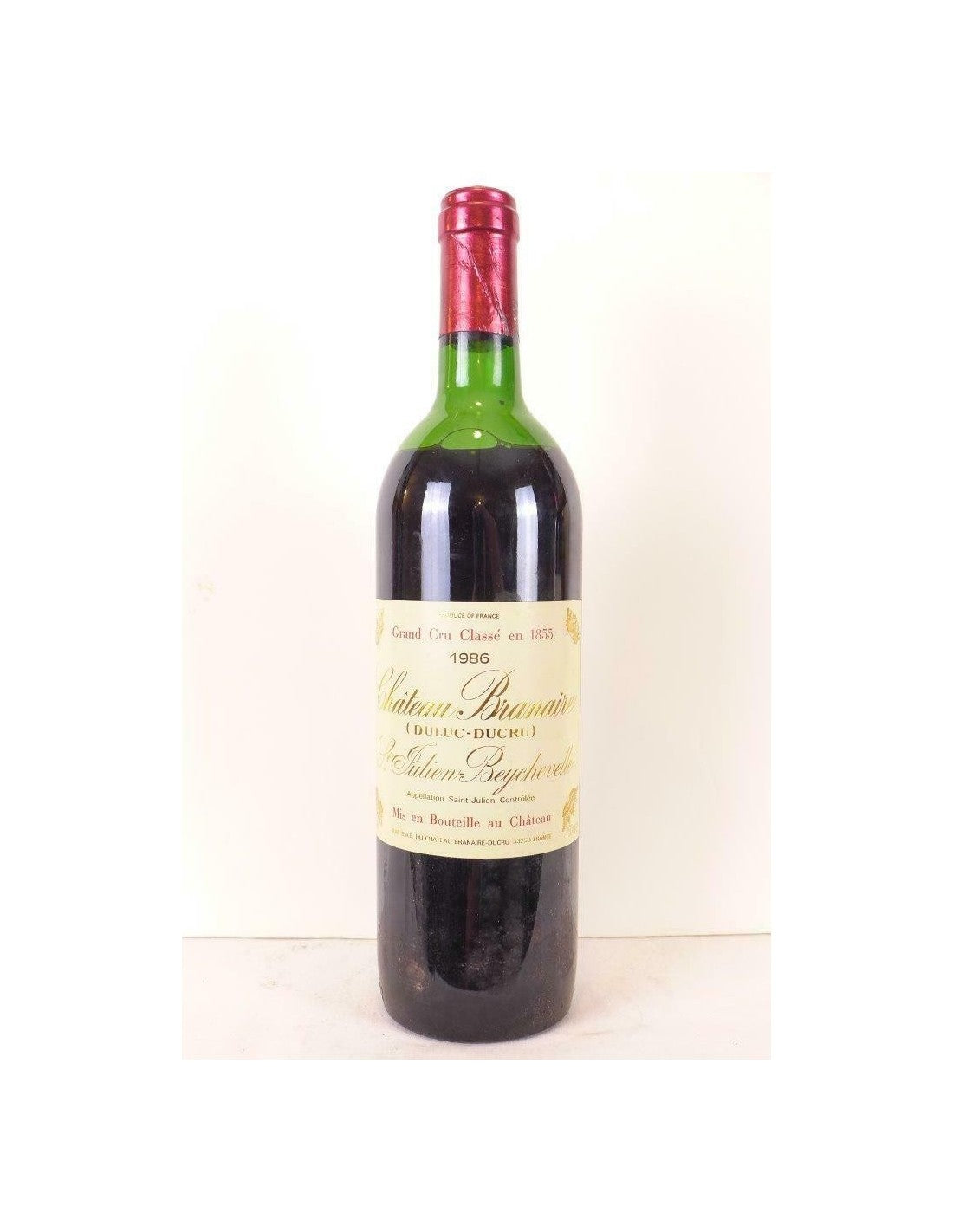 1986 - saint-julien - château branaire ducru grand cru classé (b2) - rouge - bordeaux - Just Wines 