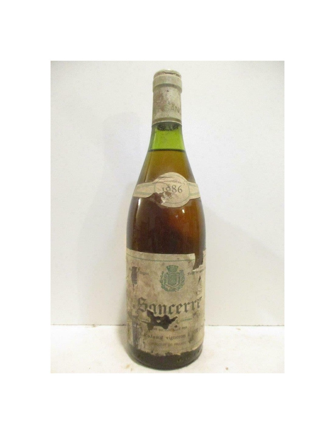 1986 - sancerre - roland salmon (étiquette abîmée) - blanc - loire - centre - Just Wines 