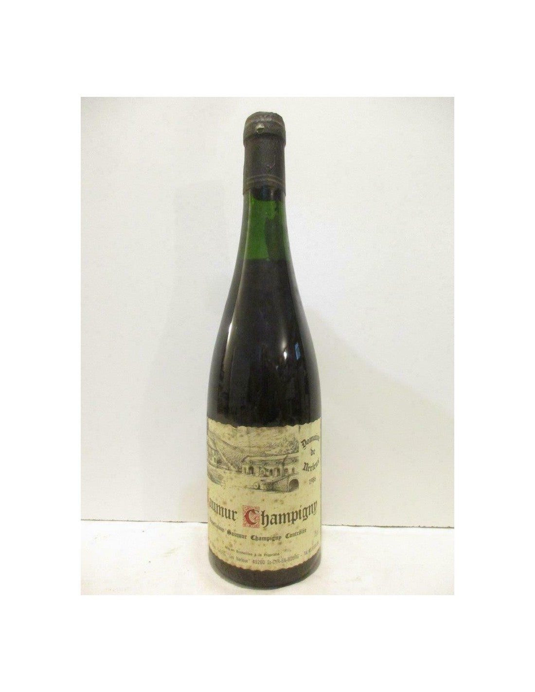 1986 - saumur-champigny - robert et régis neau domaine de nerleux - rouge - loire - anjou - Just Wines 