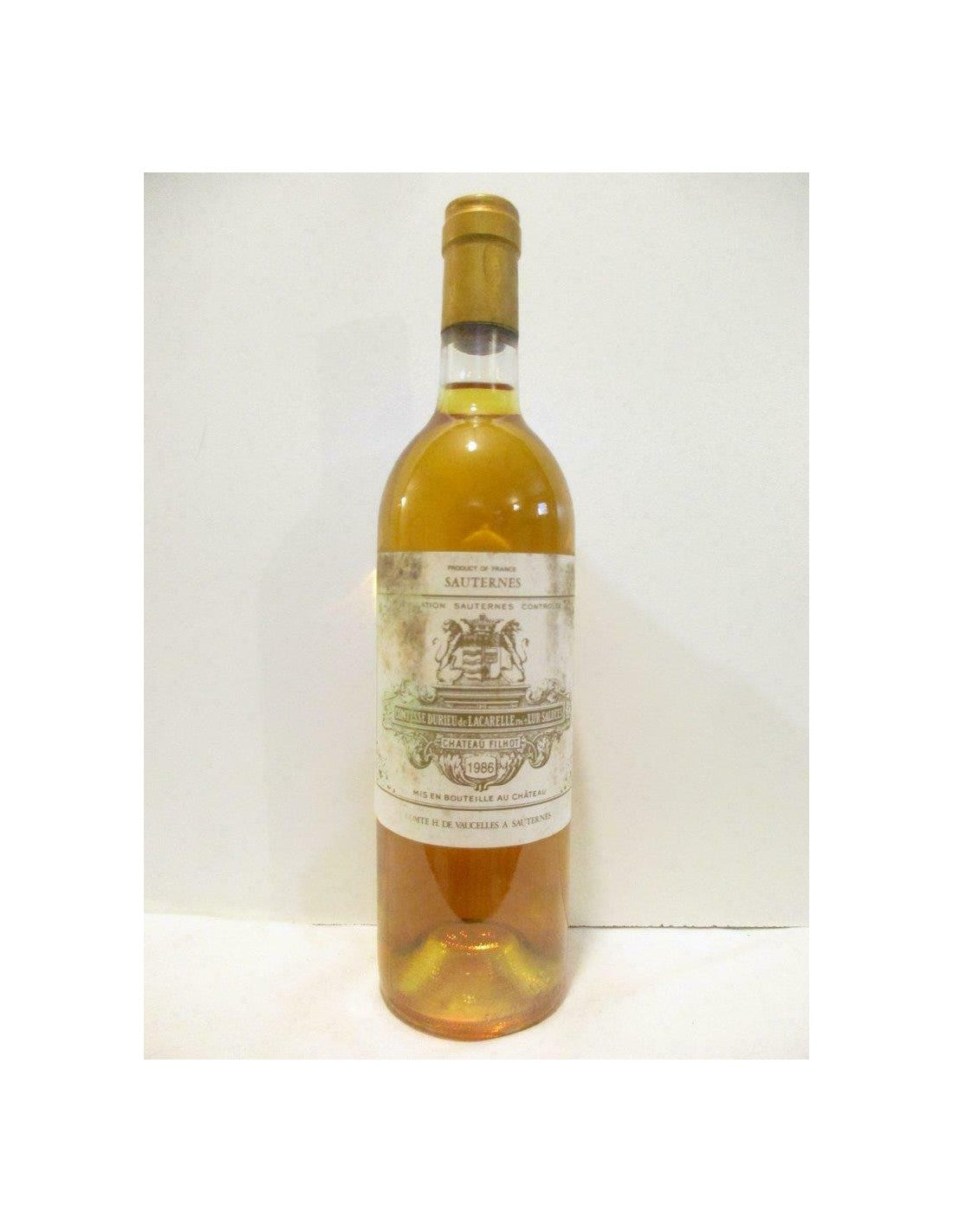 1986 - sauternes - château filhot grand cru classé (étiquette sale) - liquoreux - bordeaux - Just Wines 