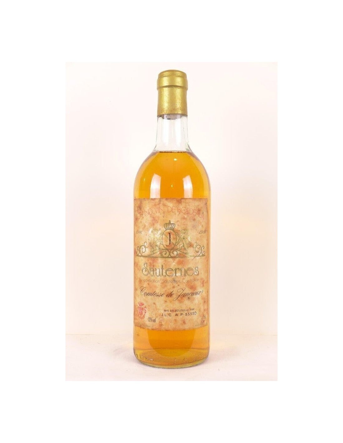 1986 - sauternes - comtesse de jancieux - liquoreux - bordeaux - Just Wines 