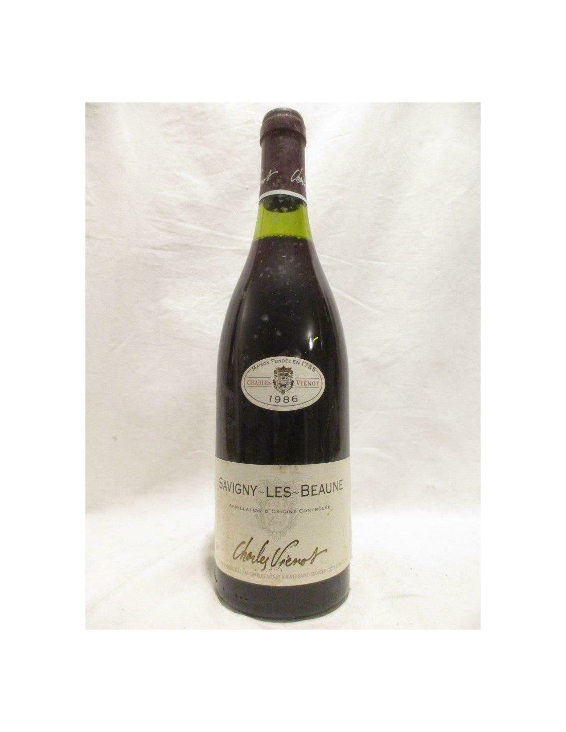 1986 - savigny les beaune - charles vienot - rouge - bourgogne - Just Wines 