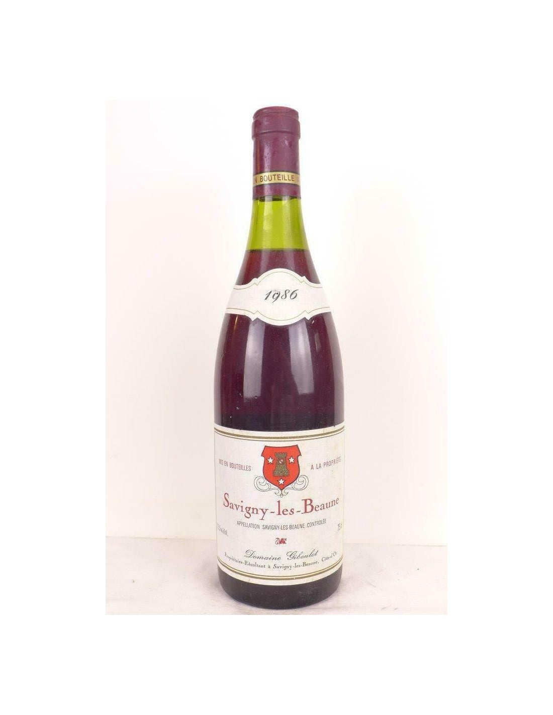 1986 - savigny les beaune - domaine giboulet - rouge - bourgogne - Just Wines 