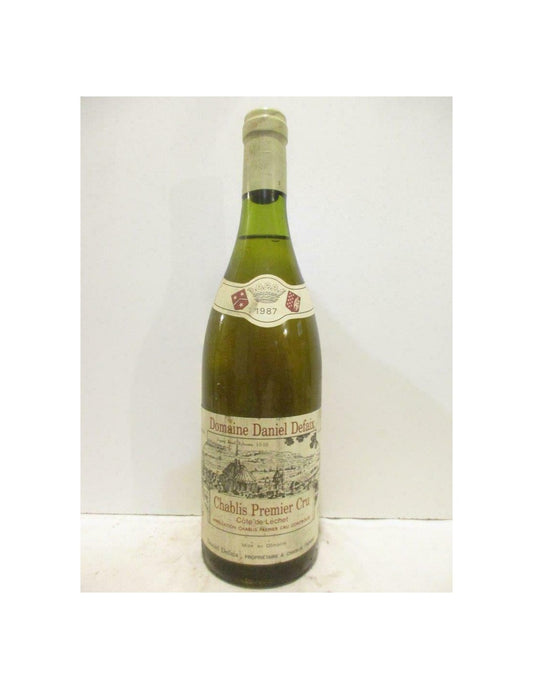 1987 - chablis - daniel defaix premier cru côte de léchet - blanc - bourgogne - Just Wines 