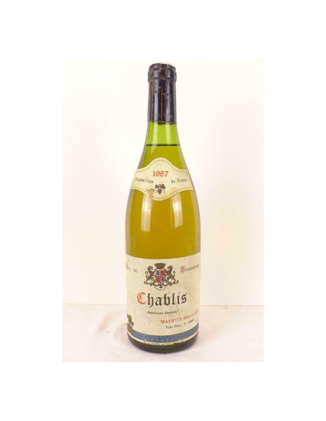 1987 - chablis - maurice père et fils - blanc - bourgogne - Just Wines 