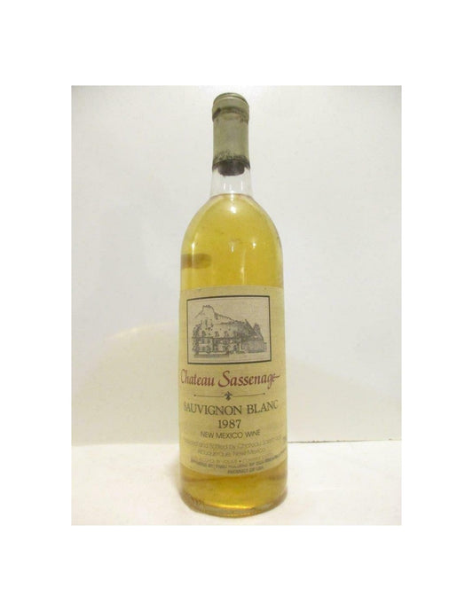 1987 - château sassenage sauvignon - blanc - nouveau Mexique USA - Just Wines 