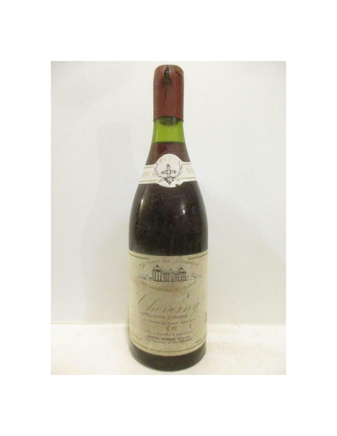 1987 - cheverny - marcel sauger (cot) - rouge - loire - touraine - Just Wines 