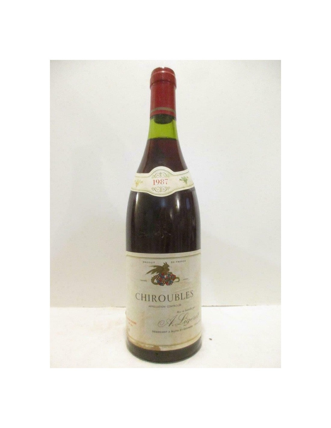 1987 - chiroubles - a. ligeret - rouge - beaujolais - Just Wines 