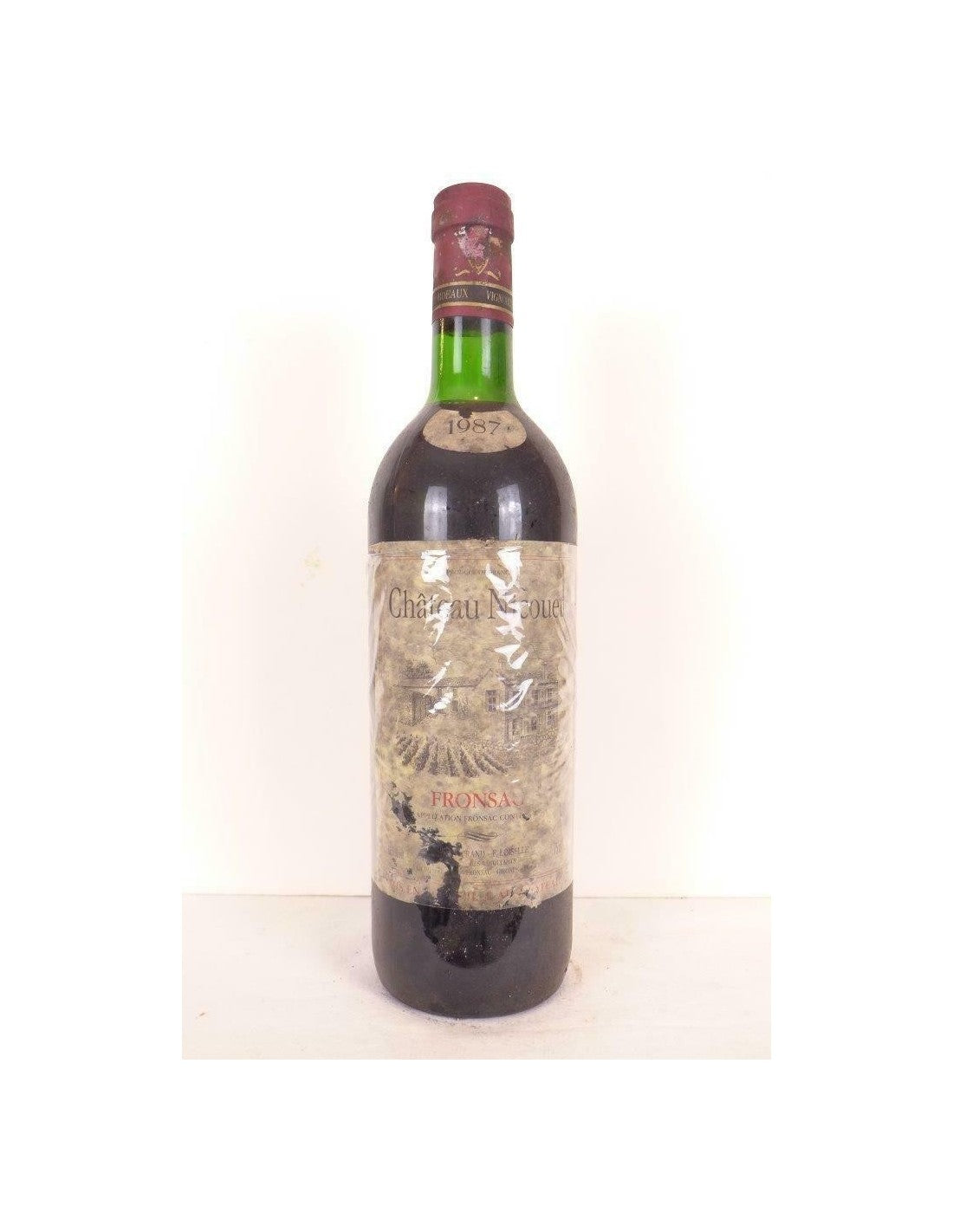 1987 - fronsac - château nicouet (étiquette abîmée) - rouge - bordeaux - Just Wines 