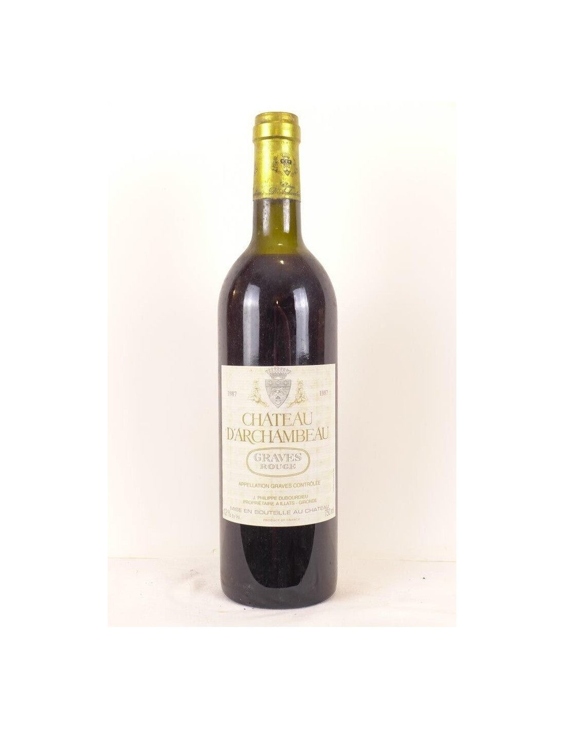 1987 - graves - château d'archambeau - rouge - bordeaux - Just Wines 