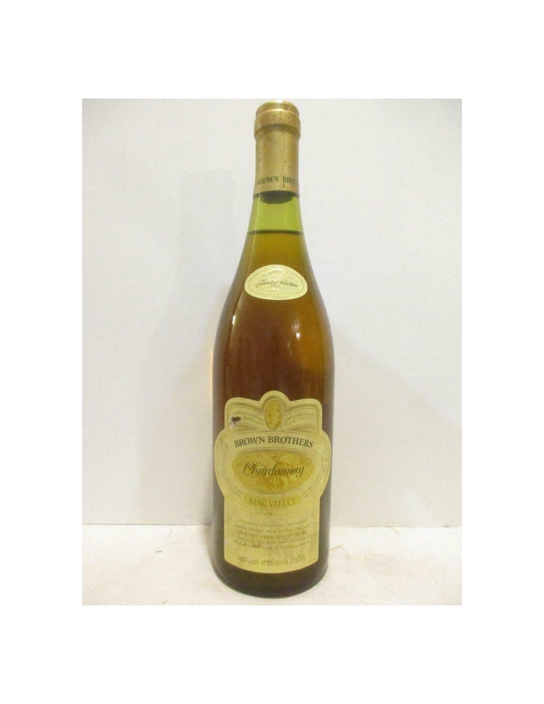 1987 - king valley - brown brothers chardonnay - blanc - Australie - Just Wines 