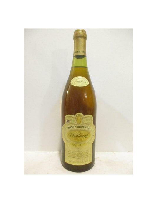 1987 - king valley - brown brothers chardonnay - blanc - Australie - Just Wines 