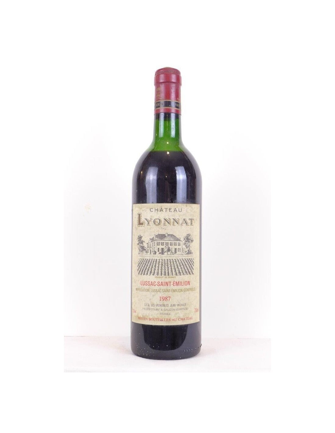 1987 - lussac saint-émilion - château lyonnat - rouge - bordeaux - Just Wines 