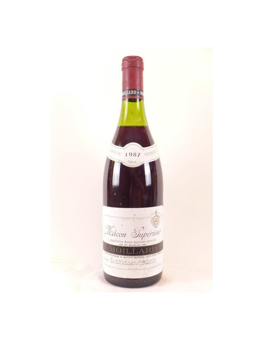 1987 - mâcon supérieur - moillard - rouge - bourgogne - Just Wines 