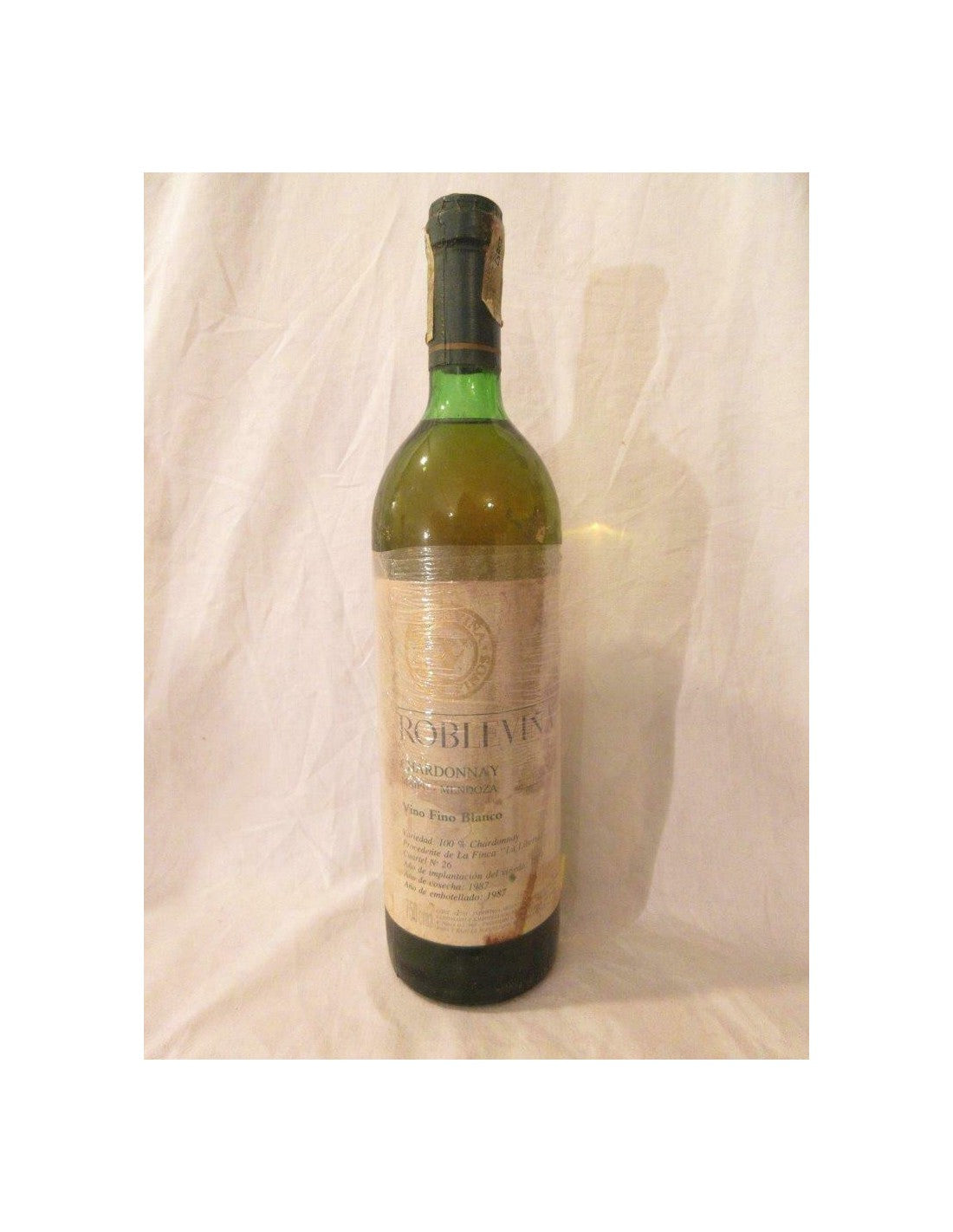 1987 - maipu - roblevina chardonnay - blanc - mendoza argentine - Just Wines 