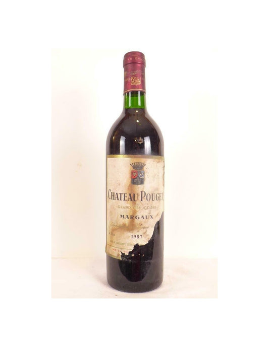 1987 - margaux - château pouget grand cru classé (étiquette déchirée) - rouge - bordeaux - Just Wines 