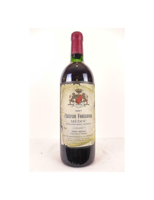 1987 - médoc - château fontaneau - rouge - bordeaux - Just Wines 