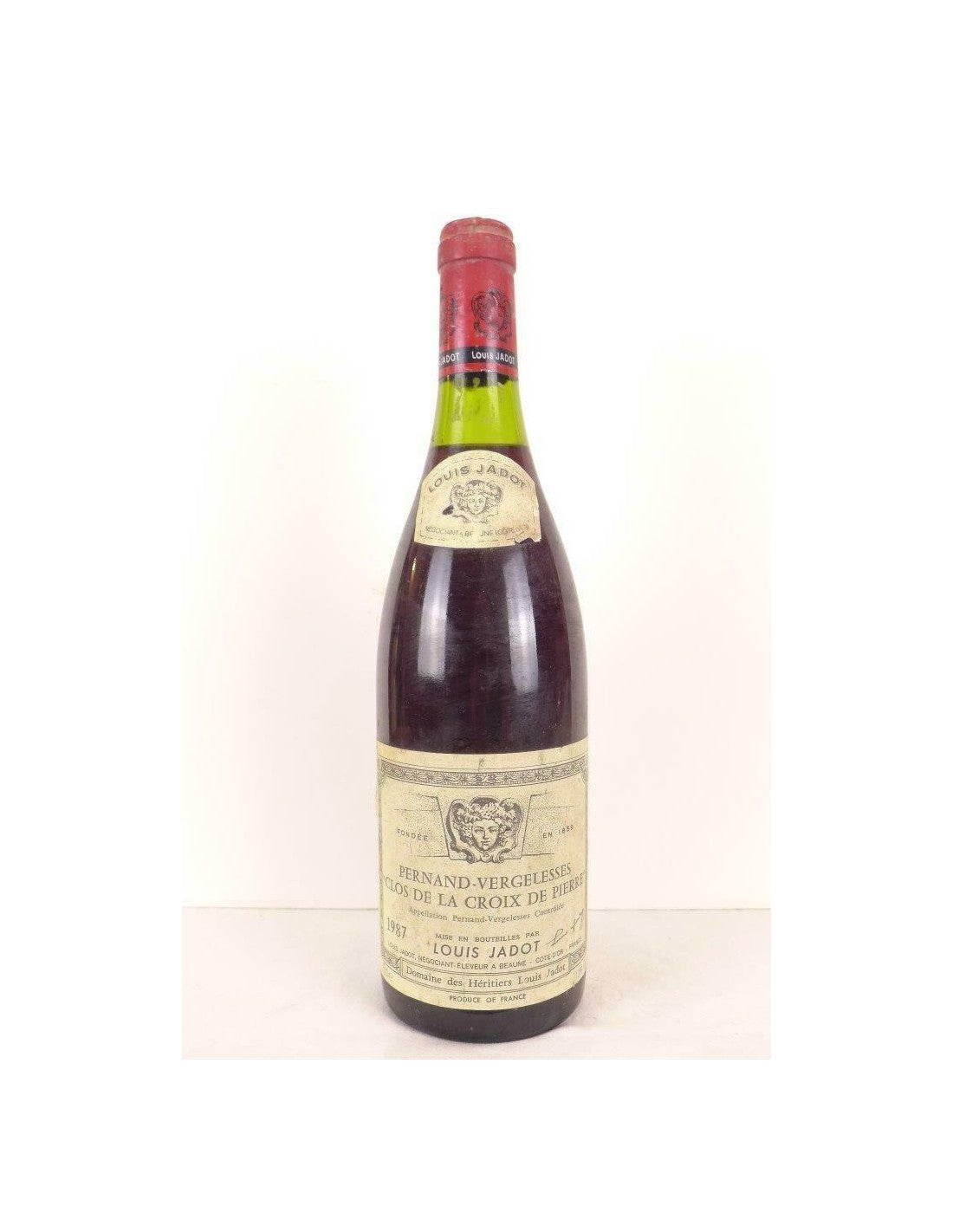 1987 - pernand-vergelesses - louis jadot clos de la croix de pierre - rouge - bourgogne - Just Wines 