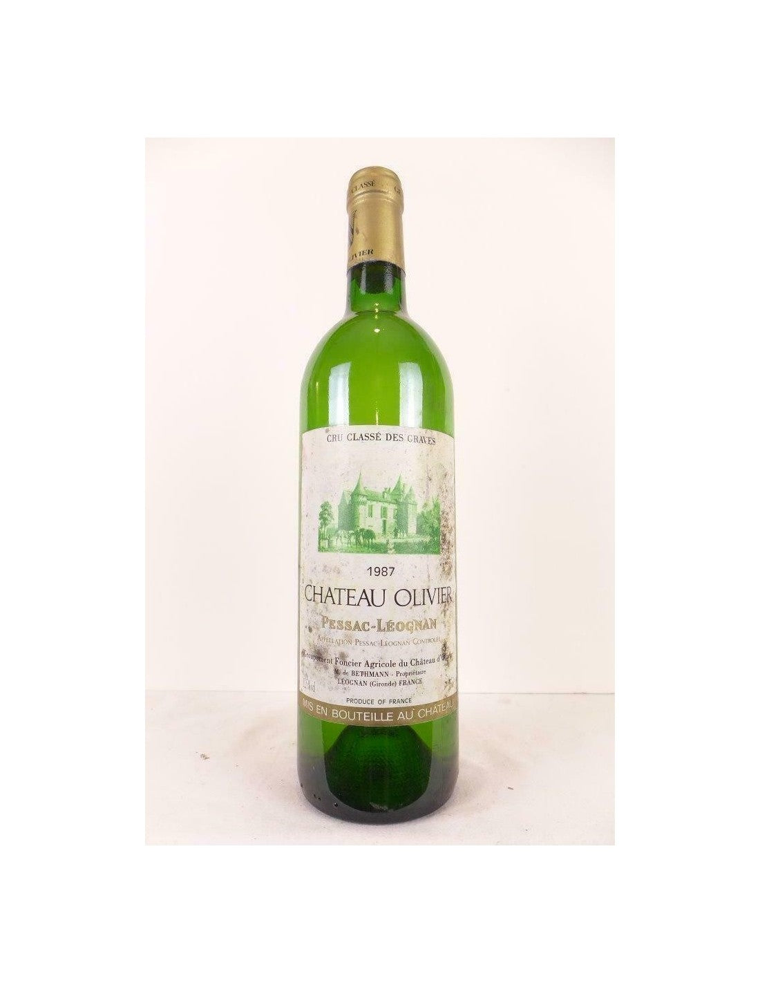 1987 - pessac-léognan - château olivier grand cru classé - blanc - bordeaux - Just Wines 