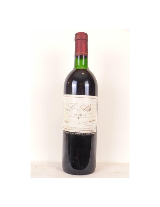 1987 - pomerol - château le pin - rouge - bordeaux - Just Wines 