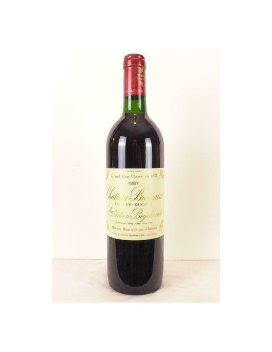 1987 - saint-julien - château branaire duluc ducru grand cru classé - rouge - bordeaux - Just Wines 